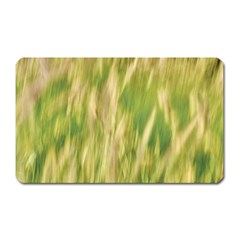 Golden Grass Abstract Magnet (rectangular) by DimitriosArt