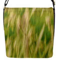 Golden Grass Abstract Flap Closure Messenger Bag (s) by DimitriosArt