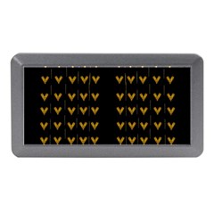 Golden Hearts On Black Freedom Memory Card Reader (mini) by pepitasart