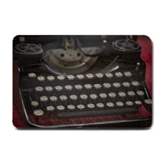 Keyboard From The Past Small Doormat  by DimitriosArt