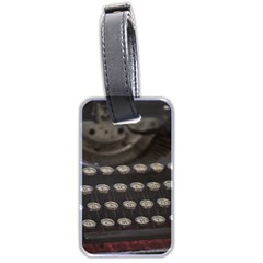 Keyboard From The Past Luggage Tag (two Sides) by DimitriosArt