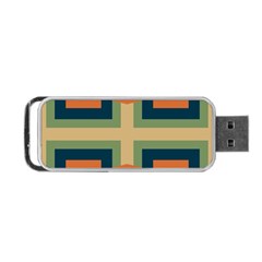 Abstract Pattern Geometric Backgrounds   Portable Usb Flash (two Sides) by Eskimos