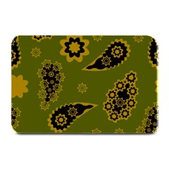 Floral Pattern Paisley Style Paisley Print  Doodle Background Plate Mats by Eskimos