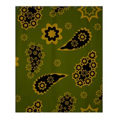 Floral Pattern Paisley Style Paisley Print  Doodle Background Shower Curtain 60  X 72  (medium)  by Eskimos