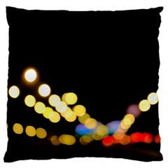 City Lights Series No3 Standard Flano Cushion Case (one Side) by DimitriosArt