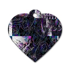 Rager Dog Tag Heart (one Side) by MRNStudios