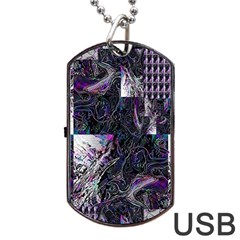 Rager Dog Tag Usb Flash (two Sides) by MRNStudios