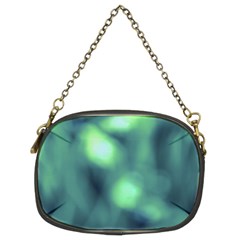 Green Vibrant Abstract Chain Purse (two Sides) by DimitriosArt