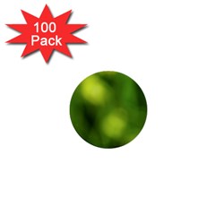 Green Vibrant Abstract No3 1  Mini Buttons (100 Pack)  by DimitriosArt