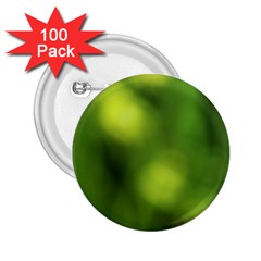 Green Vibrant Abstract No3 2 25  Buttons (100 Pack)  by DimitriosArt