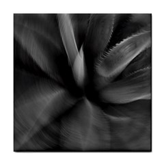 Black Agave Heart In Motion Tile Coaster by DimitriosArt