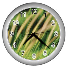 Color Motion Under The Light No2 Wall Clock (silver) by DimitriosArt