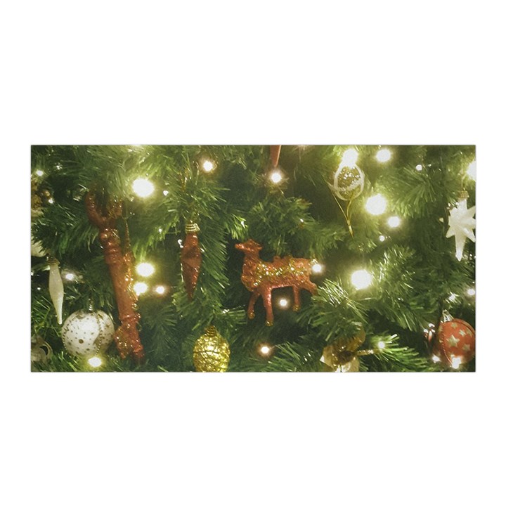 Christmas Tree Decoration Photo Satin Wrap