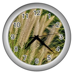 Under The Warm Sun Wall Clock (silver)