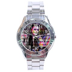 Hungry Eyes Ii Stainless Steel Analogue Watch by MRNStudios