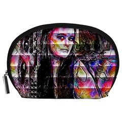 Hungry Eyes Ii Accessory Pouch (large) by MRNStudios