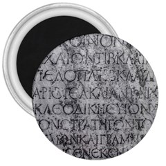 Ancient Greek Typography Photo 3  Magnets by dflcprintsclothing