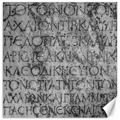 Ancient Greek Typography Photo Canvas 20  X 20  by dflcprintsclothing