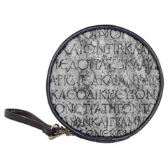 Ancient Greek Typography Photo Classic 20-cd Wallets by dflcprintsclothing