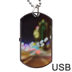 City Lights Series No4 Dog Tag Usb Flash (two Sides)