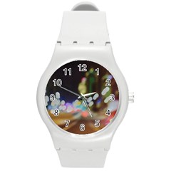 City Lights Series No4 Round Plastic Sport Watch (m) by DimitriosArt