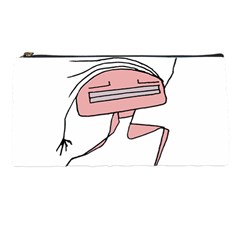 Alien Dancing Girl Drawing Pencil Case by dflcprintsclothing