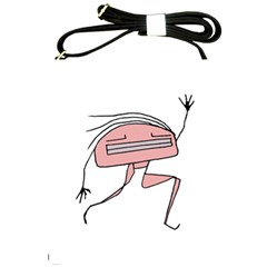 Alien Dancing Girl Drawing Shoulder Sling Bag