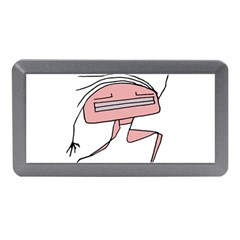 Alien Dancing Girl Drawing Memory Card Reader (mini) by dflcprintsclothing