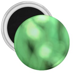 Green Vibrant Abstract No4 3  Magnets