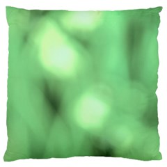 Green Vibrant Abstract No4 Standard Flano Cushion Case (one Side) by DimitriosArt