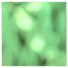 Green Vibrant Abstract No4 Wooden Puzzle Square by DimitriosArt