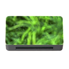 Green Abstract Stars Memory Card Reader With Cf by DimitriosArt