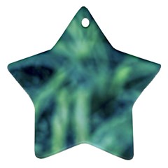 Blue Abstract Stars Ornament (star) by DimitriosArt