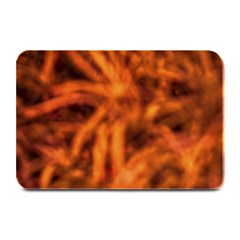 Red Abstract Stars Plate Mats by DimitriosArt