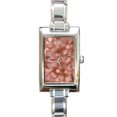 Light Reflections Abstract No6 Rose Rectangle Italian Charm Watch by DimitriosArt