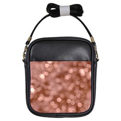 Light Reflections Abstract No6 Rose Girls Sling Bag by DimitriosArt