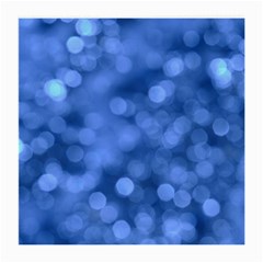 Light Reflections Abstract No5 Blue Medium Glasses Cloth (2 Sides) by DimitriosArt