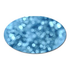 Light Reflections Abstract No8 Cool Oval Magnet