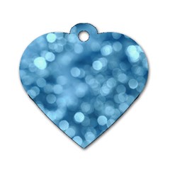 Light Reflections Abstract No8 Cool Dog Tag Heart (One Side)