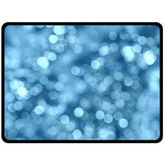 Light Reflections Abstract No8 Cool Double Sided Fleece Blanket (large)  by DimitriosArt