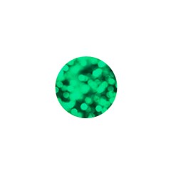 Light Reflections Abstract No10 Green 1  Mini Buttons by DimitriosArt