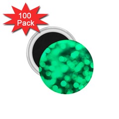 Light Reflections Abstract No10 Green 1 75  Magnets (100 Pack)  by DimitriosArt