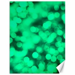 Light Reflections Abstract No10 Green Canvas 18  x 24 