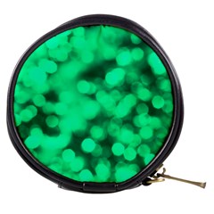 Light Reflections Abstract No10 Green Mini Makeup Bag