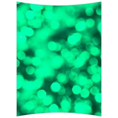 Light Reflections Abstract No10 Green Back Support Cushion by DimitriosArt