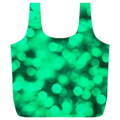 Light Reflections Abstract No10 Green Full Print Recycle Bag (xxxl) by DimitriosArt