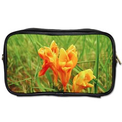 Orange On The Green Toiletries Bag (one Side) by DimitriosArt