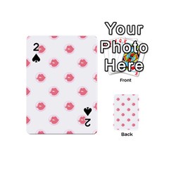 Lips Bubblegum Pattern Playing Cards 54 Designs (mini) by Littlebird