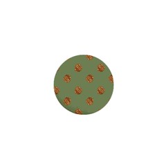 Pine Cones Green 1  Mini Buttons