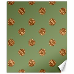 Pine cones green Canvas 20  x 24 